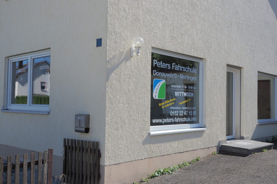 Schulungsraum von Peters Fahrschule in DON-RiedlingenDonauwörth